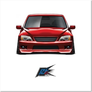 lexus is300 toyota altezza front Posters and Art